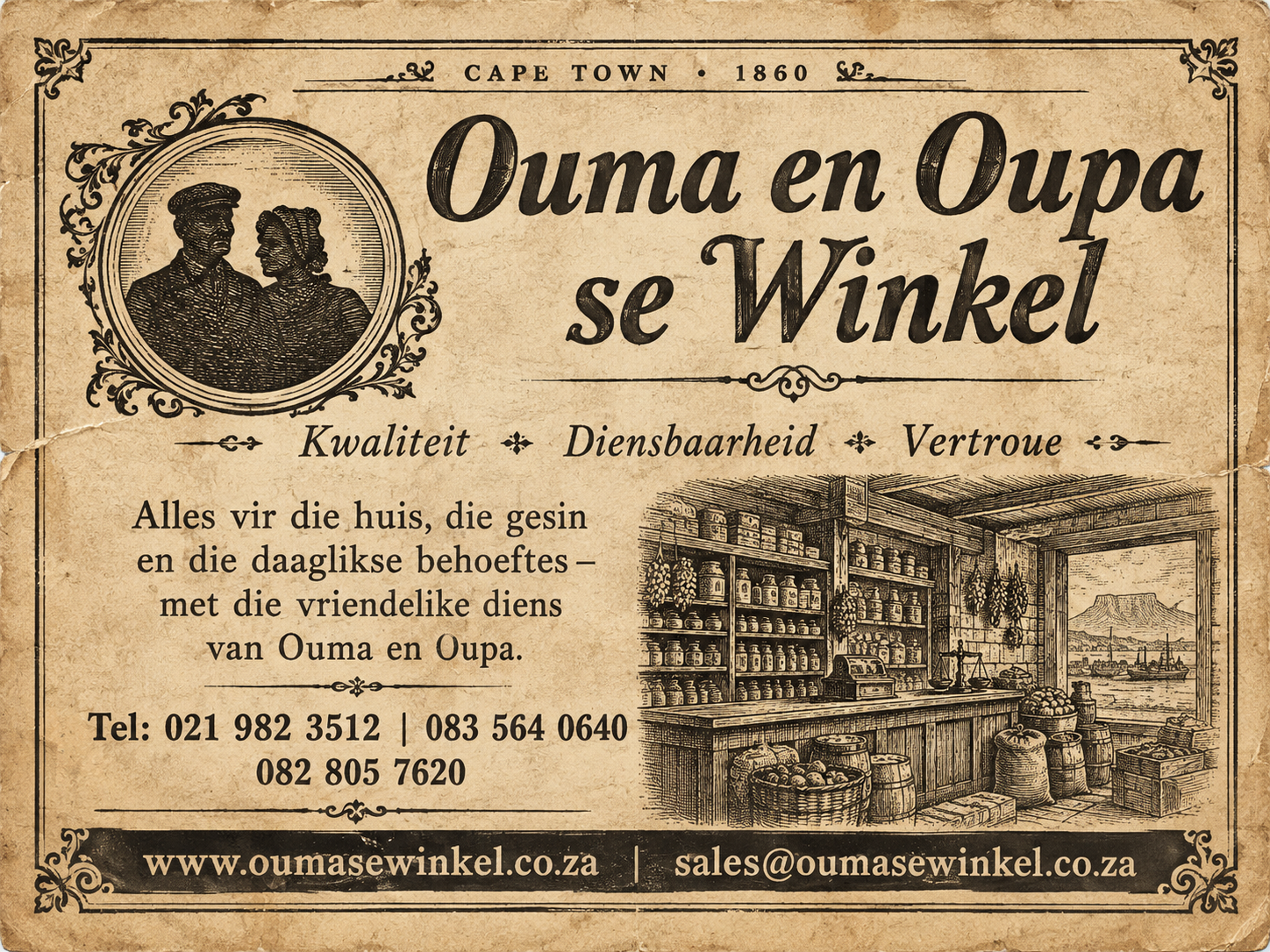 Ouma se Winkel: where the pies come first, and the customer comes before that